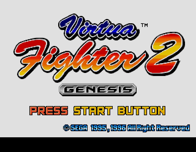 VIRTUA FIGHTER 2 GENESIS